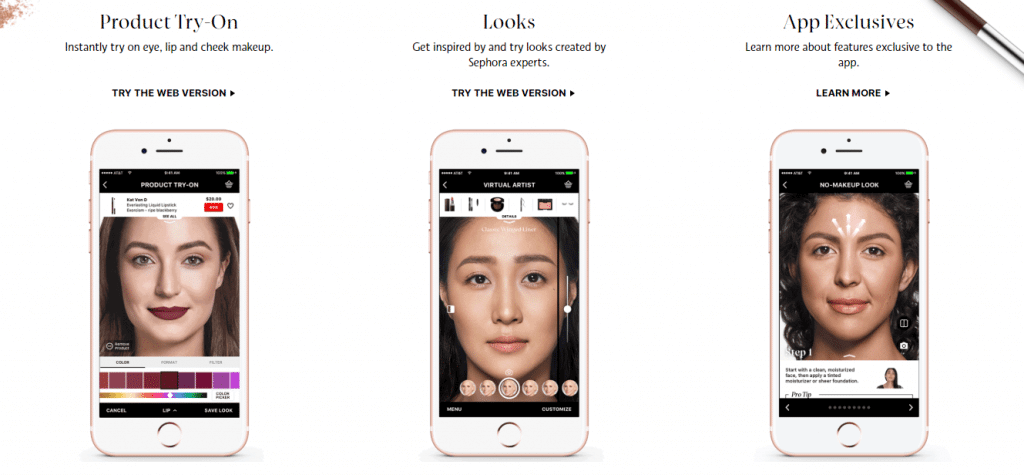 Sephora virtua artist app