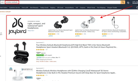 example Sponsored Ads - Tinuiti