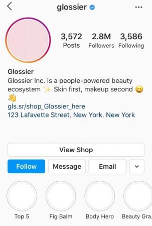 glossier sample product page 3