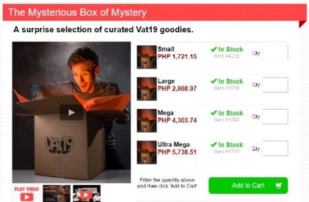The Mysterious Box of Mystery – Vat19