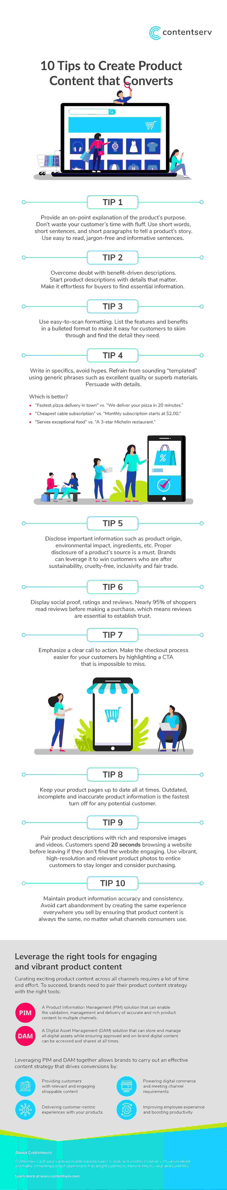 Infografic: 10 Tips to Create Product Content that Converts