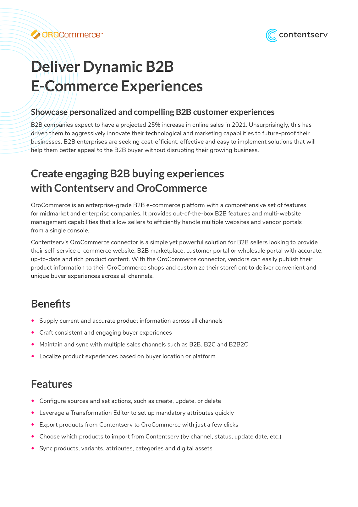 OroCommerce Connector: Delivering Dynamic B2B E-Commerce Experiences
